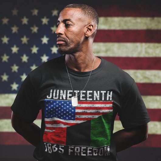 18. Juni 1865 Freedom Black African American T-Shirt