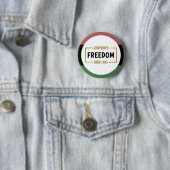 18. Juni 1865: Schwarze Freiheit feiern Button (Beispiel)