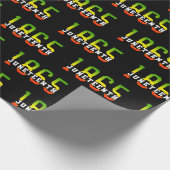 18. Juni 1865: Schwarze Freiheit feiern Geschenkpapier (Ecke)