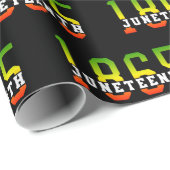 18. Juni 1865: Schwarze Freiheit feiern Geschenkpapier (Rolleneckpunkt)