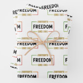 18. Juni 1865: Schwarze Freiheit feiern Geschenkpapier Set (Beispiel)