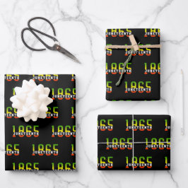 18. Juni 1865: Schwarze Freiheit feiern Geschenkpapier Set