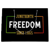 18. Juni 1865: Schwarze Freiheit feiern Große Geschenktüte (Vorderseite)