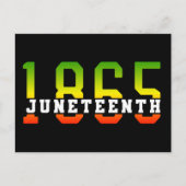 18. Juni 1865: Schwarze Freiheit feiern Postkarte (Vorderseite)