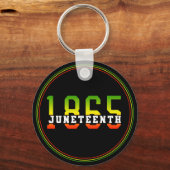 18. Juni 1865: Schwarze Freiheit feiern Schlüsselanhänger (Rückseite)