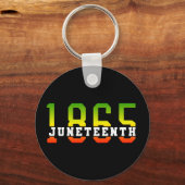18. Juni 1865: Schwarze Freiheit feiern Schlüsselanhänger (Rückseite)