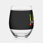 18. Juni 1865: Schwarze Freiheit feiern Weinglas Ohne Stiel (Rechts)