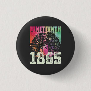18. Juni 1865 Schwarze Freiheit in Afrika Button