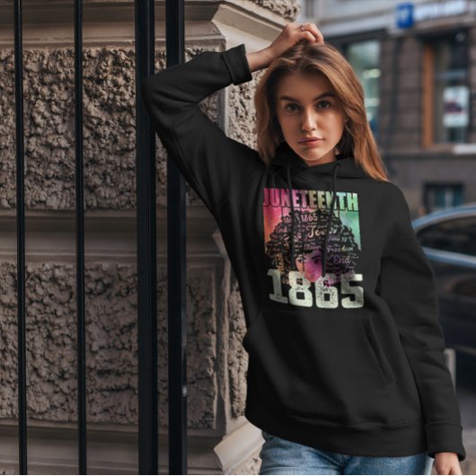 18. Juni 1865 Schwarze Freiheit in Afrika Hoodie