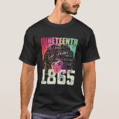 18. Juni 1865 Schwarze Freiheit in Afrika T-Shirt (Vorderseite)