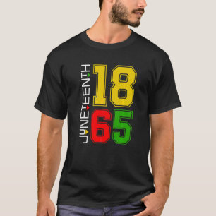 18. Juni 1865 Schwarze Geschichte stolze afrikanis T-Shirt
