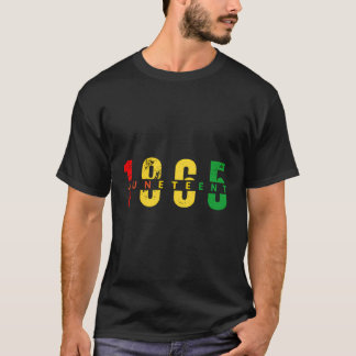 18. Juni 1865 Schwarzer Afrikanischer Stolz Amerik T-Shirt