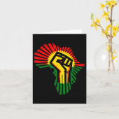 18. Juni 1865 Schwarzer Geschichtsmonat Afrikanisc Karte (Gelbe Blume)