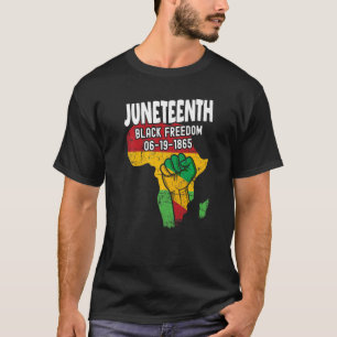 18. Juni 1865 Schwarzgeschichte Afrikanische Junet T-Shirt