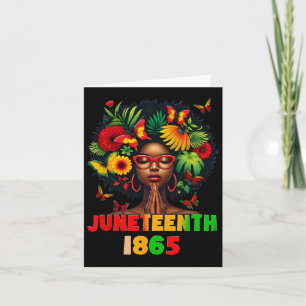 18. Juni 1865 Shirts Frauen feiern Schwarzes Fre Karte