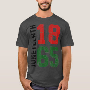 18. Juni feiert schwarze amerikanische Geschichte T-Shirt