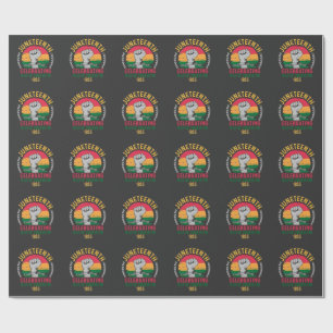 18. Juni: Schwarze Freiheit 1865 Geschenkpapier