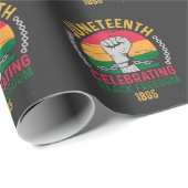 18. Juni: Schwarze Freiheit 1865 Geschenkpapier (Rolleneckpunkt)