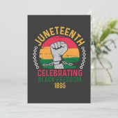 18. Juni: Schwarze Freiheit 1865 Save The Date (Stehend Vorderseite)