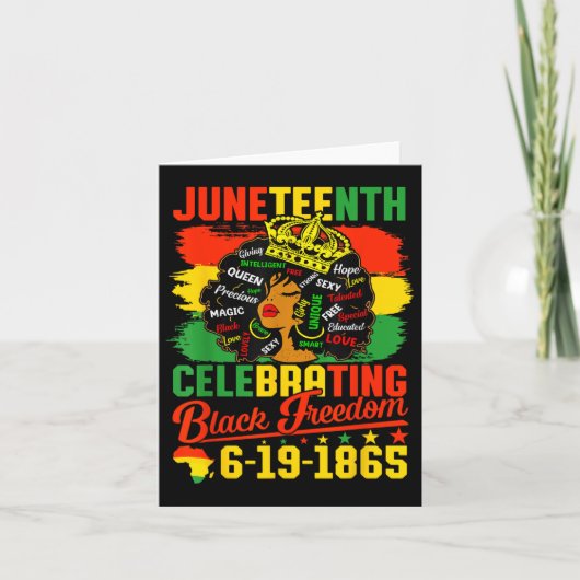 18. Juni: Schwarze Freiheit Karte (Vorderseite)