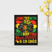 18. Juni: Schwarze Freiheit Karte (Gelbe Blume)