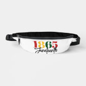 18. Juni Schwarze Geschichte Bauchtasche (Vorderseite)