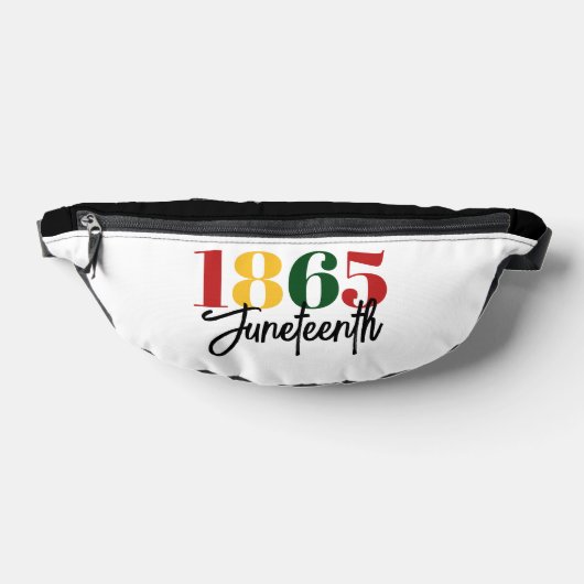 18. Juni Schwarze Geschichte Bauchtasche (Ablage )