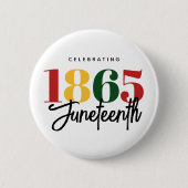 18. Juni Schwarze Geschichte Button (Vorderseite)