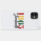 18. Juni Schwarze Geschichte Case-Mate iPhone Hülle (Rückseite (Horizontal))