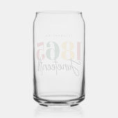 18. Juni Schwarze Geschichte Dosenglas (Rückseite)