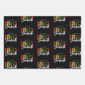 18. Juni Schwarze Geschichte Geschenkpapier Set (Vorderseite)