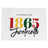 18. Juni Schwarze Geschichte Große Geschenktüte (Rückseite)