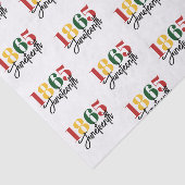 18. Juni Schwarze Geschichte Seidenpapier (Ausschnitt)