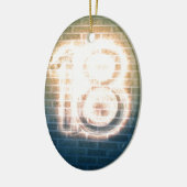 18 KERAMIK ORNAMENT (Links)