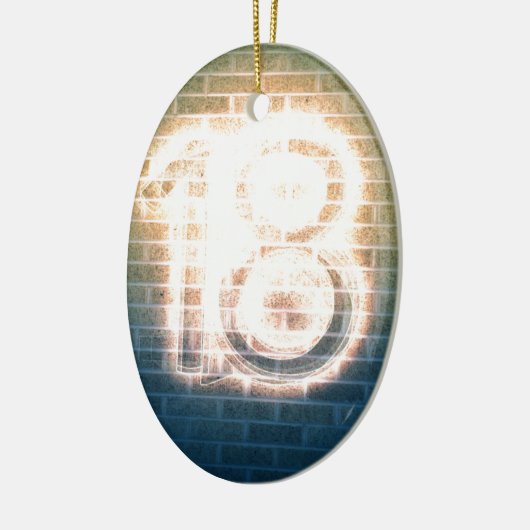 18 KERAMIK ORNAMENT (Links)