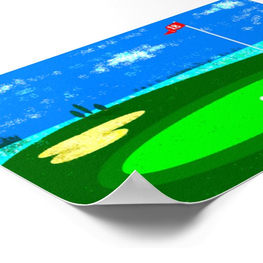 18. Loch Poster (Ecke)