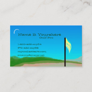 18. Loch-Visitenkarte Visitenkarte