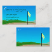 18. Loch-Visitenkarte Visitenkarte (Vorne/Hinten)