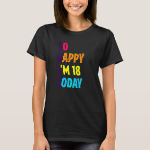 18. lustiger Geburtstag für Frauen Männer Partydek T-Shirt