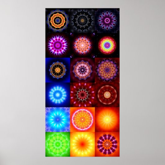 18 Mandalas Poster (Vorne)