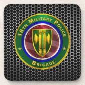 18. Militärpolizeibrigade Getränkeuntersetzer (Vorderseite)