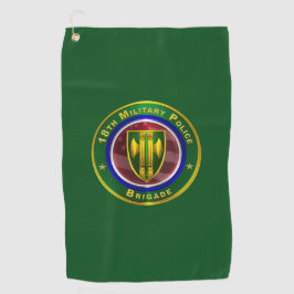 18. Militärpolizeibrigade Golfhandtuch