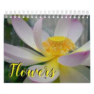 18 Monat Blumen-Kalender Kalender