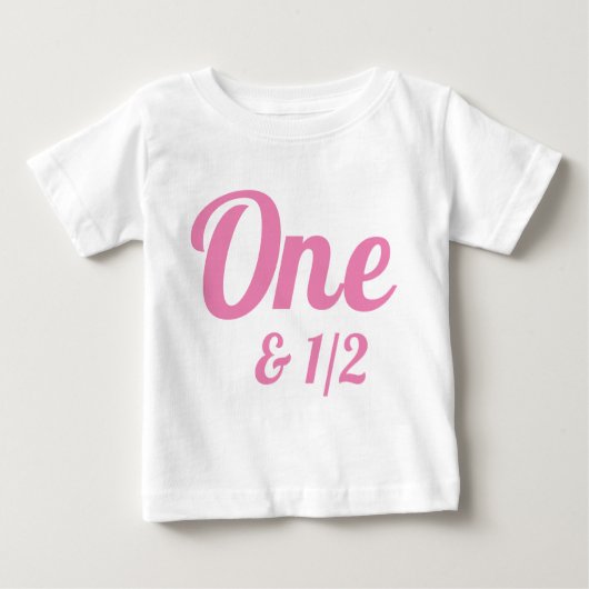 18 Monate Eineinhalb Geburtstage Baby T - Shirt (Vorderseite)