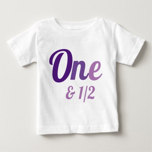 18 Monate Eineinhalb Geburtstage Baby T - Shirt (Vorderseite)