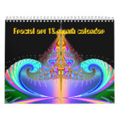 18-Monats-Fraktalkunstkalender Kalender (Titelbild)