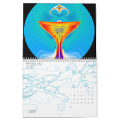 18-Monats-Fraktalkunstkalender Kalender (Feb 2027)