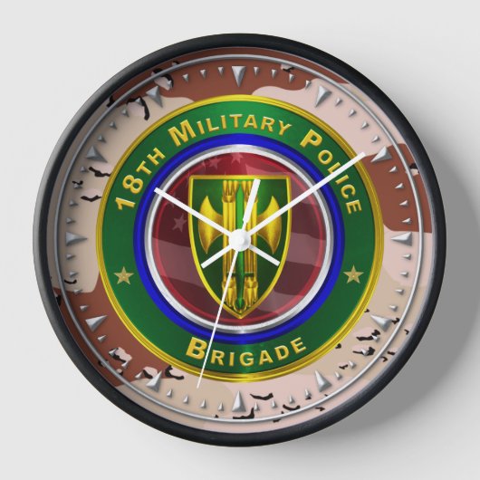 18. MP Brigade Wüste Storm Veteran Uhr (Vorderseite)