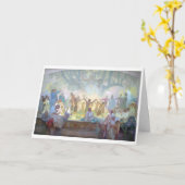 #18 Oath of Omladina Under the Slavic Linden Tree Karte (Gelbe Blume)