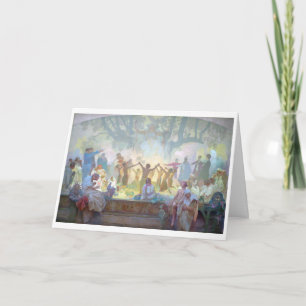 #18 Oath of Omladina Under the Slavic Linden Tree Karte